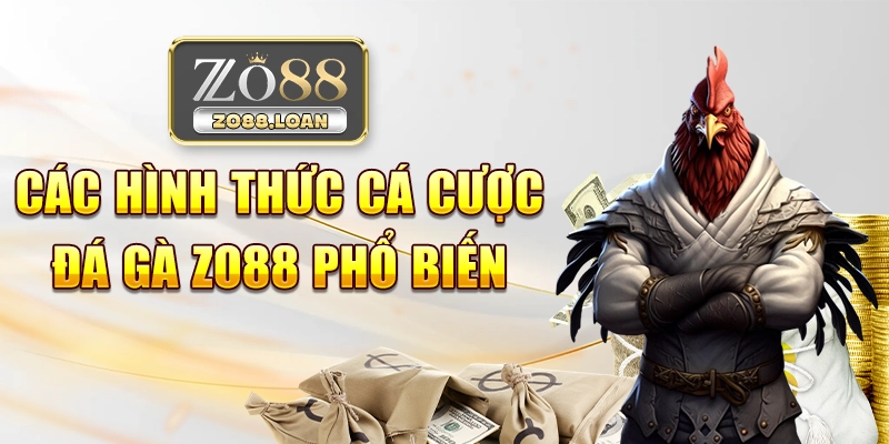 Các hình thức cá cược đá gà Zo88 phổ biến