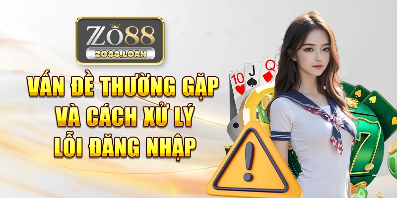 Vấn đề thường gặp và cách xử lý lỗi đăng nhập zo88