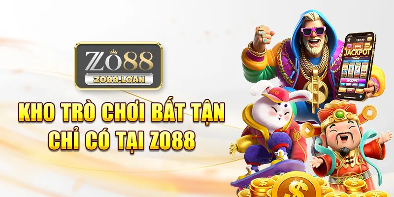 Kho trò chơi bất tận chỉ có tại Zo88