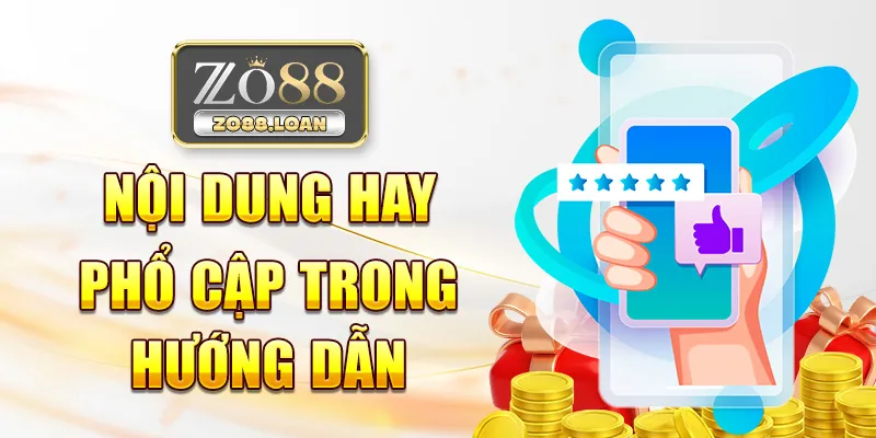 Nội dung hay phổ cập trong hướng dẫn